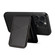 iPhone 14 Pro ESEBLE E3 Plain Texture Card Slots MagSafe RFID Leather Case - Black