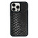 iPhone 14 Pro Exclusive Design Style PC Full Coverage Pattern Phone Case - Black Crocodile Texture