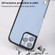 iPhone 14 Pro Fish Tail Card Slot PU + TPU Phone Case with Long Lanyard - Purple