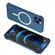 iPhone 14 Pro Frosted Soft Four-corner Shockproof MagSafe Phone Case - Blue