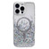iPhone 14 Pro Gradient Glitter MagSafe PC Hybrid TPU Phone Case - Gradient Silver