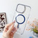 iPhone 14 Pro J2 High Transparent MagSafe Magnetic Frame Holder Phone Case - Royal Blue