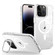 iPhone 14 Pro J2 High Transparent MagSafe Magnetic Frame Holder Phone Case - White