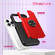 iPhone 14 Pro L2 Rotating Ring Holder Magnetic Phone Case - Red