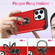 iPhone 14 Pro L2 Rotating Ring Holder Magnetic Phone Case - Red