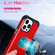 iPhone 14 Pro L2 Rotating Ring Holder Magnetic Phone Case - Red