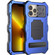iPhone 14 Pro Life Waterproof Camshield Tri-poof Metal Phone Case with Holder - Blue