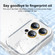 iPhone 14 Pro Liquid Silicone Large Glass Window Phone Case - Light Purple