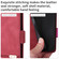 iPhone 14 Pro Magnetic Clasp Leather Phone Case - Red