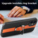 iPhone 14 Pro Magnetic Litchi Leather Back Phone Case with Holder - Orange
