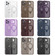 iPhone 14 Pro Matte Texture 360 Degree Rotary Tone Holder MagSafe Phone Case - Plum Red
