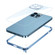 iPhone 14 Pro Metal Frame HD Transparent Phone Case - Silver