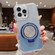 iPhone 14 Pro Mirror Holder Glitterr MagSafe Phone Case - Blue