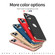 iPhone 14 Pro MOFI Yatun Series 3 in 1 Stitching PC Phone Case - Rose gold