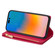 iPhone 14 Pro Multi-card Slots Laser Carving Glitter Zipper Leather Case - Rose Red