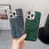 iPhone 14 Pro Nano Electroplate Mahjong Texture Leather Phone Case - Black