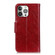 iPhone 14 Pro Nappa Texture Leather Case - Red