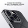 iPhone 14 Pro Plain Leather PC Phone Case - Black