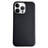 iPhone 14 Pro Pure Color Leather Magsafe Magnetic Phone Case - Black