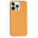 iPhone 14 Pro Pure Color Leather Magsafe Magnetic Phone Case - Orange