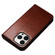 iPhone 14 Pro QIALINO Horizontal Flip Leather Phone Case - Brown
