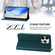 iPhone 14 Pro RC01 Dual-Folded Magnetic Suction RFID Leather Phone Case - Dark Green