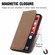 iPhone 14 Pro Retro Skin Feel Magnetic Flip Leather Phone Case - Brown