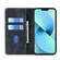 iPhone 14 Pro RFID Anti-theft Brush Magnetic Leather Phone Case - Black