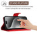 iPhone 14 Pro Rhombic Texture Flip Leather Phone Case with Lanyard - Red