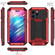 iPhone 14 Pro R-JUST Shockproof Life Waterproof Dust-proof Case - Red