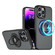 iPhone 14 Pro Rotating Ring Magnetic Holder Phone Case - Black
