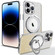 iPhone 14 Pro Rotation MagSafe Holder Gradient Glitter TPU Phone Case - Gold