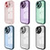 iPhone 14 Pro Round Camshield TPU Hybrid PC Phone Case - Pink
