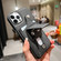 iPhone 14 Pro Side Leather Rotation Card Holder Phone Case - Green