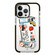 iPhone 14 Pro Simple Illustration Pattern Full Coverage Phone Case - Travel Ticket C
