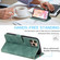 iPhone 14 Pro Skin Feel Anti-theft Brush Horizontal Flip Leather Phone Case - Green