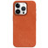 iPhone 14 Pro Skin Feel Denim Leather MagSafe Phone Case - Orange
