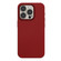 iPhone 14 Pro Skin Feel Leather Texture MagSafe Magnetic Phone Case - Red