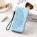 iPhone 14 Pro Skin Feel Totem Embossed Leather Phone Case - Blue
