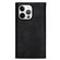 iPhone 14 Pro Skin Feel Zipper Horizontal Flip Leather Case - Black