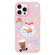 iPhone 14 Pro Skin Feeling Jelly TPU Hybrid PC Phone Case - Cake Pink