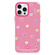 iPhone 14 Pro Skin Feeling Jelly TPU Hybrid PC Phone Case - Color Love Rose Red
