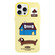 iPhone 14 Pro Skin Feeling Jelly TPU Hybrid PC Phone Case - Dog House Yellow