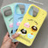 iPhone 14 Pro Skin Feeling Jelly TPU Hybrid PC Phone Case - Line Dog Blue