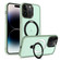 iPhone 14 Pro Skin-feel MagSafe Holder PC Hybrid TPU Phone Case - Matcha Green