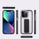 iPhone 14 Pro Skin-Feel Plating Wrist Strap Stand Phone Case - Coffee