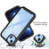 iPhone 14 Pro Starry Sky Full Body Hybrid Shockproof Phone Case - Purple