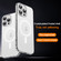 iPhone 14 Pro SULADA Crystal Sand Series Electroplating Frosted MagSafe Magnetic Phone Case - Transparent
