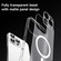 iPhone 14 Pro SULADA Crystal Sand Series Electroplating Frosted MagSafe Magnetic Phone Case - Transparent