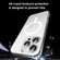 iPhone 14 Pro SULADA Crystal Sand Series Electroplating Frosted MagSafe Magnetic Phone Case - Transparent